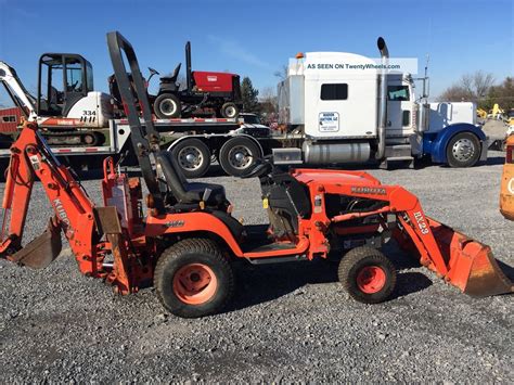 Kubota Bx23 4x4 Compact Tractor Loader Backhoe