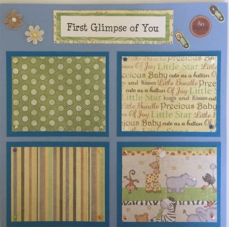 Set of 30 12x12 Premade Scrapbook Pages Baby Boy's 1st 12 - Etsy