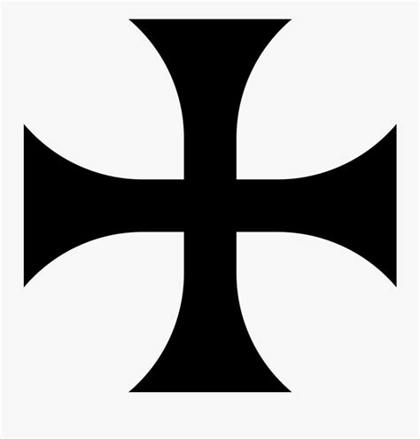 Cross Pattee Alternate - Knights Templar Symbols , Free Transparent Clipart - ClipartKey