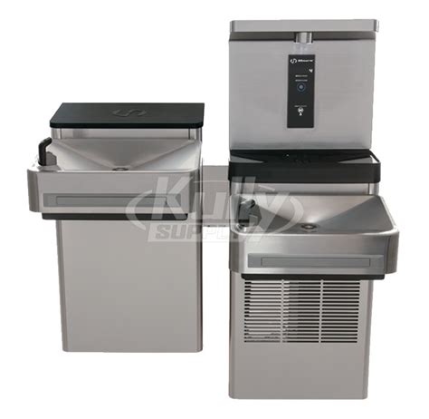 Haws 1212S Dual Drinking Fountain with Bottle Filler ...