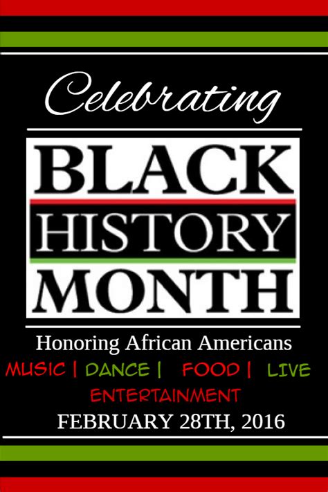 Black History Month Printable Posters