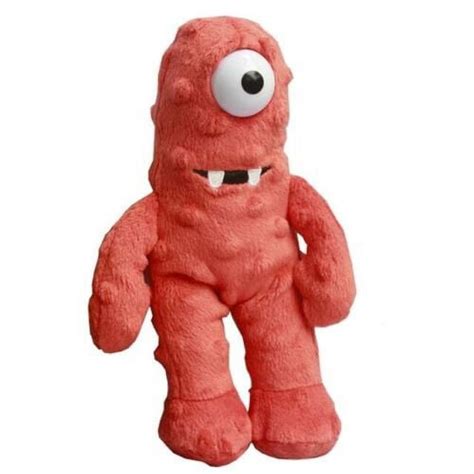 "Yo Gabba Gabba Muno Red Plush Doll Toy, Soft Stuffed Figure, 8"" New ...