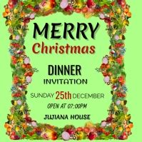 Christmas Party Invitation Template | PosterMyWall