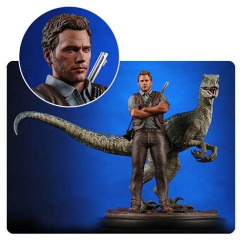 Jurassic World Owen and Blue 1:9 Scale Statue | Jurassic world, Jurassic park, Jurassic park world