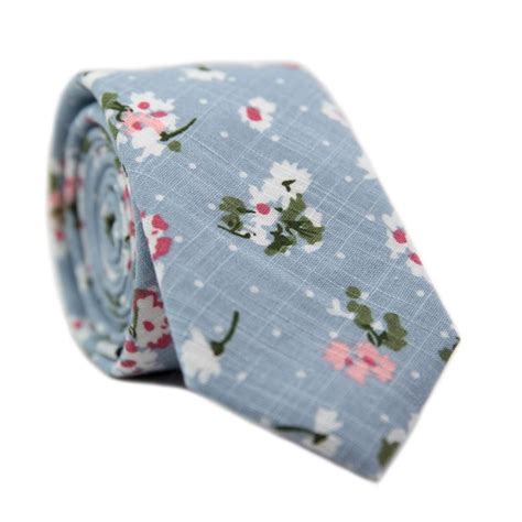 Neckties - DAZI Deep Water, Skinny Ties, Floral Tie, Neck Tie, Grooms, Wedding, Accessories ...