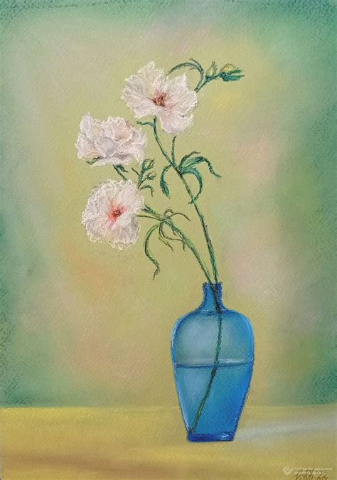Flowers In Vase Drawing | eatonasia.com
