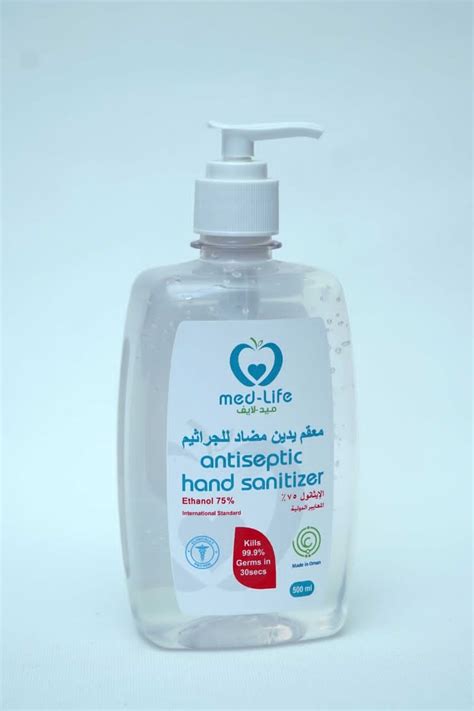 MED LIFE ANTISEPTIC HAND SANITIZER 500 Ml