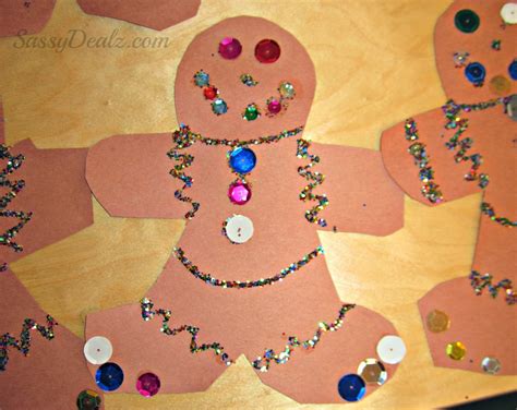 Gingerbread Man Christmas Craft Idea For Kids - Crafty Morning