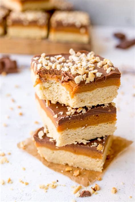 Salted Caramel Millionaires shortbread - Nicky's Kitchen Sanctuary