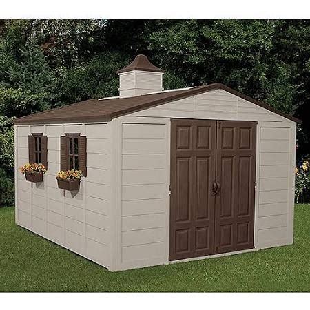 Sheds 10x10 - Suncast 10 x 12.5 Plastic Resin Storage Shed - A01B37C03 ...