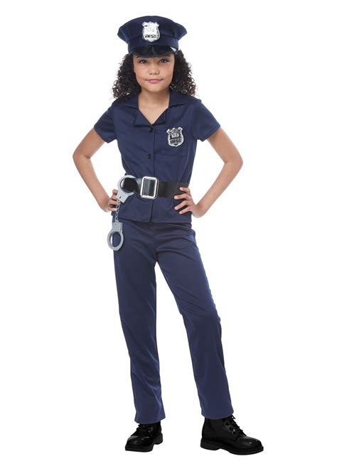 Police Officer Girls Costume - Professional Costumes