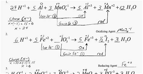 Heritage High School Chemistry 2010_11: More Balancing Complex Redox ...