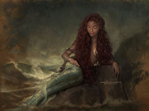 The Little Mermaid (concept art by Denver Balbaboco) : r/disney