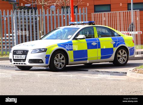 An Audi A3 Saloon Police Car leaving Perry Barr Central Motorway Police ...