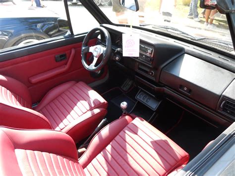 Volkswagen Golf MK1 Cabriolet (interior) - a photo on Flickriver