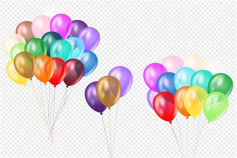 Rainbow Balloons Clipart By Digital Curio | TheHungryJPEG