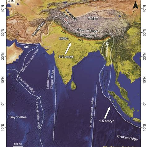 1 a Outline tectonic map of Himalaya showing regional framework,... | Download Scientific Diagram