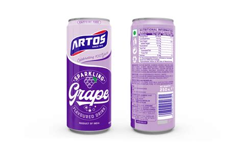 Label design / ARTOS / Sparkling drink :: Behance