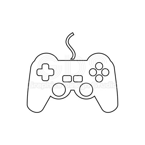 Game Controller Outline Svg Video Game SVG Gamer Controller | Etsy