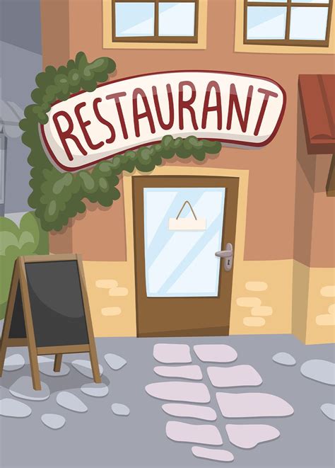 Cartoon Restaurant Background | Cartoon background, Restaurant, Free cartoons