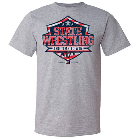 State Championship Time To Win Wrestling T-Shirt - Blue Chip Wrestling