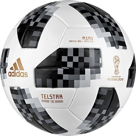 adidas Telstar 18 World Cup Mini Ball - White & Silver