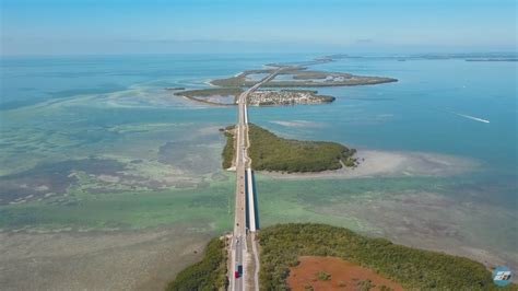 Bird's-eye view of the overseas highway @ Key West, Florida - YouTube