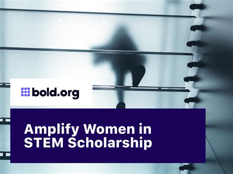 Amplify Women in STEM Scholarship | Bold.org