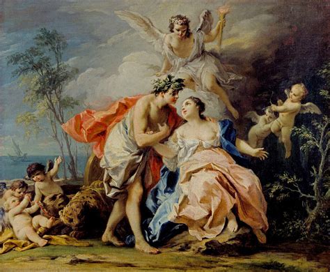 Bacchus and Ariadne Painting by Jacopo Amigoni - Pixels