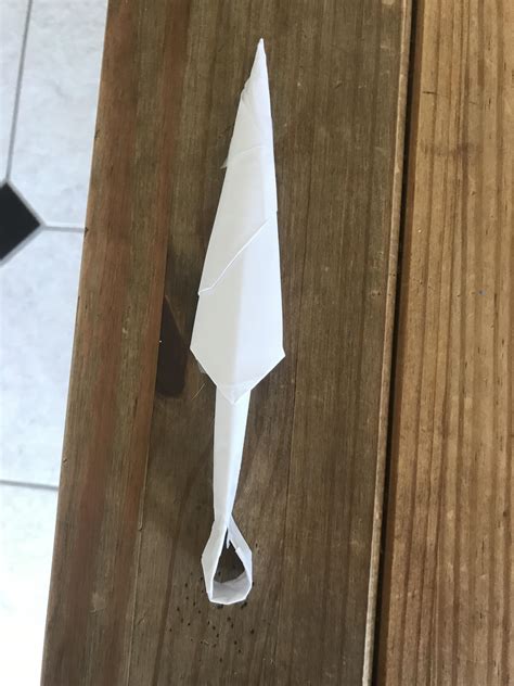 I made a Kunai out of paper. Any thoughts? : r/Naruto