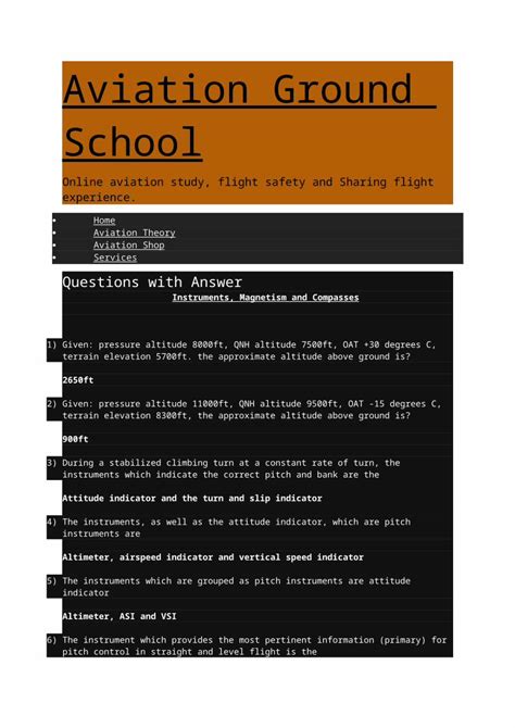 (DOCX) Aviation Ground School - DOKUMEN.TIPS