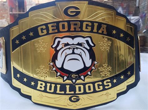 Georgia Bulldog National Customized Championship Title Belt – Customize ...