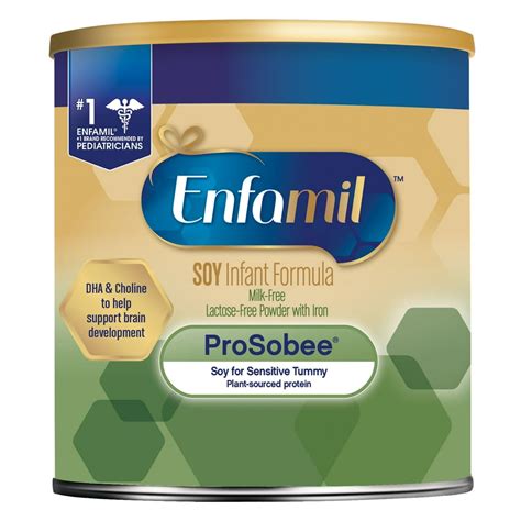 Enfamil ProSobee Dairy-Free Powder Baby Formula, 12.9 oz Can - Walmart ...