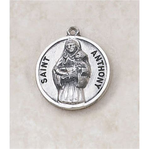 Saint Anthony Medal - in Sterling Silver, Patron Saints: Catholic Gifts ...