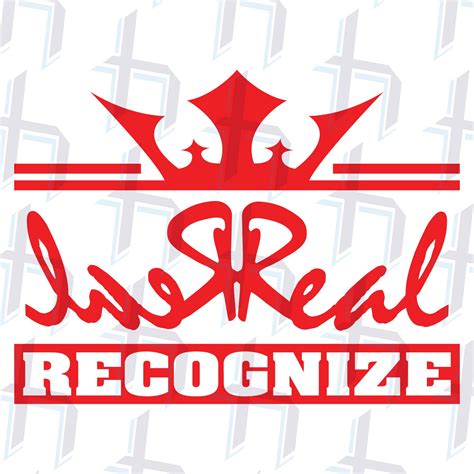 Real Recognize Real Vinyl Decal 1 Color Design