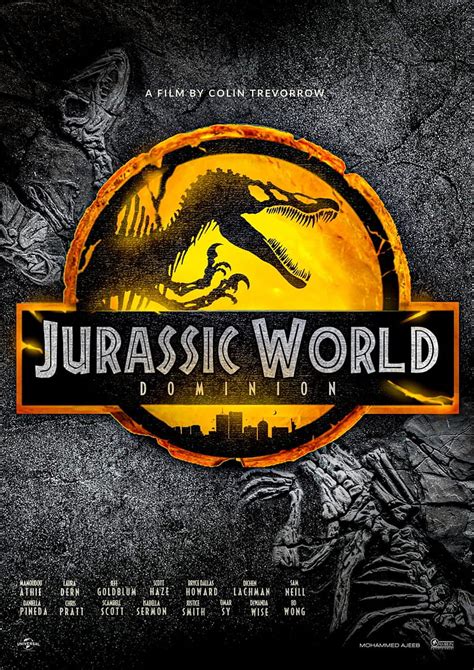 Jurassic World Dominion - Jurassic World Dominion Poster with Jurassic Park 3 inspired logo HD ...