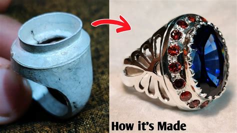 How to make Neelam Stone Ring - Best Stone Ring Design - How to Make ...