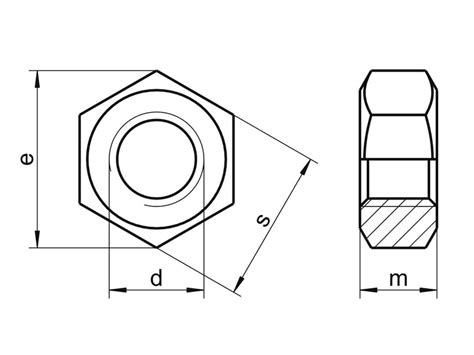 Fastenerdata - Metric nut comparison - Fastener Specifications