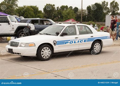 Charlotte North Carolina Police Car Editorial Stock Image - Image of ...