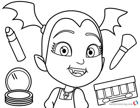 Vampirina Coloring Book Coloring Pages