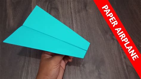 How To Make A Paper Airplane That Flies Far 1000 Feet || Paper Airplane ...