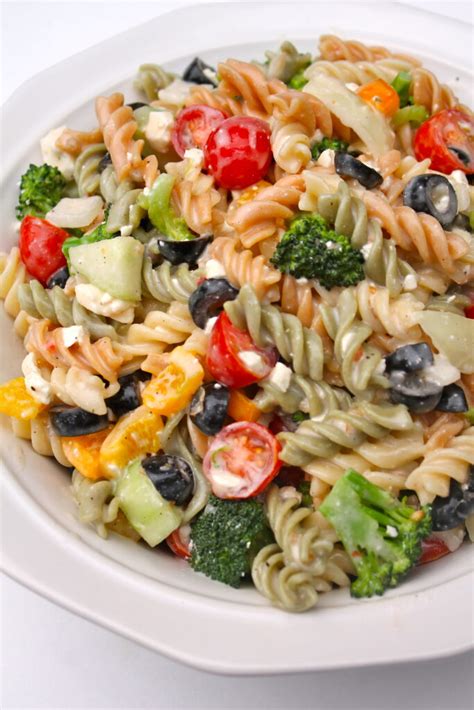 The Best Creamy Italian Pasta Salad | I Heart Recipes