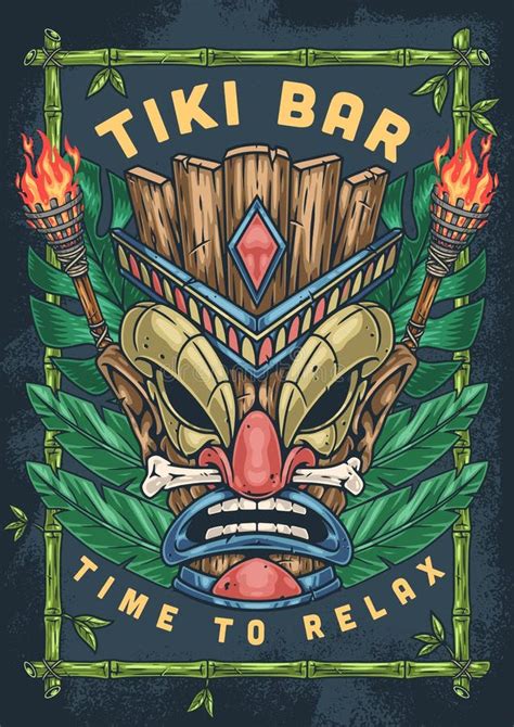 Tiki Bar Logo Stock Illustrations – 380 Tiki Bar Logo Stock ...