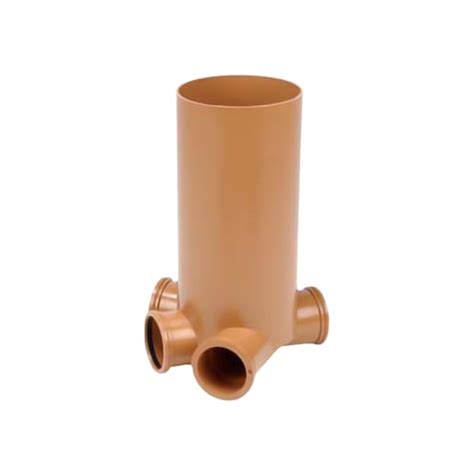 Wavin Osma Drain Shallow Inspection Chamber 250mm Brown