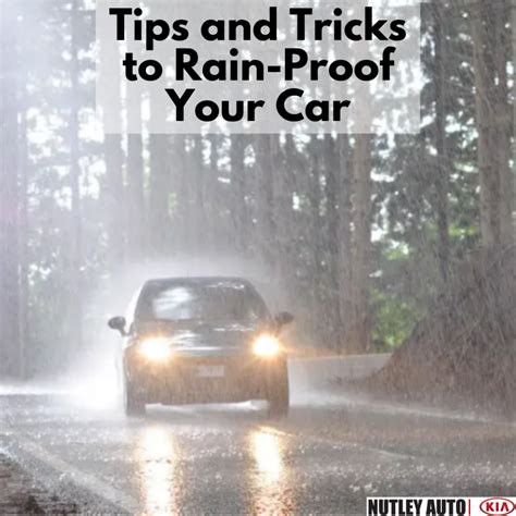 Tips and Tricks to Rain-Proof Your Car | Car Tips