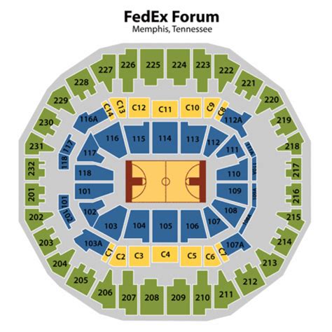 Memphis Fedex Forum Seating | Brokeasshome.com