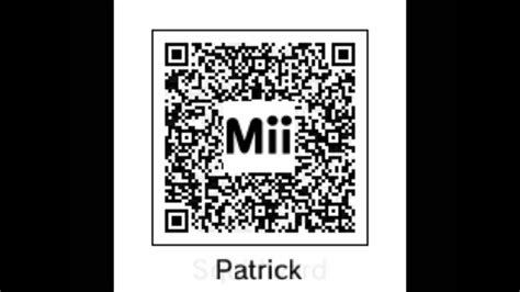 Spongebob Square Pants 3ds Mii QR Codes - YouTube