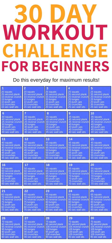 This 30 day workout challenge for beginners is THE BEST! I'm so glad I found this awesome ...