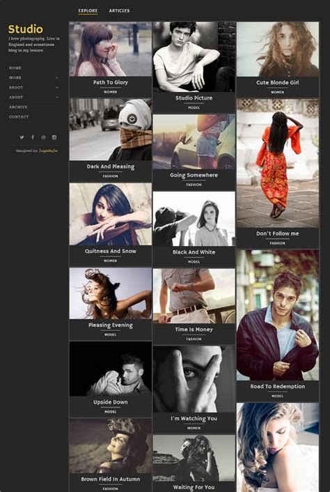 31+ Photography Blog Themes & Templates | Free & Premium Templates