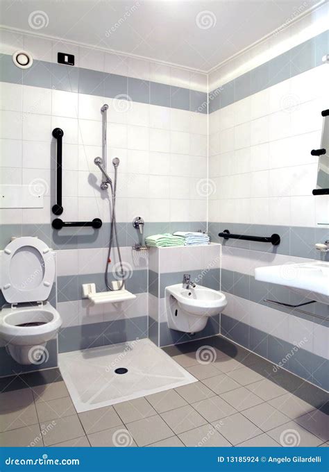 Barrier free bathroom stock photo. Image of geriatric - 13185924